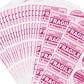 New Pink Fragile Stickers