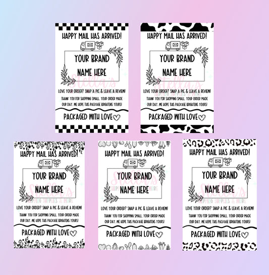 4x6 NEW Custom Snap A Pic Thermal Sticker - LEAVE BRAND NAME IN NOTES AT CHECKOUT