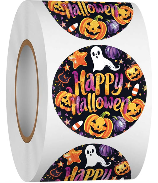 Vibrant Halloween TY Stickers