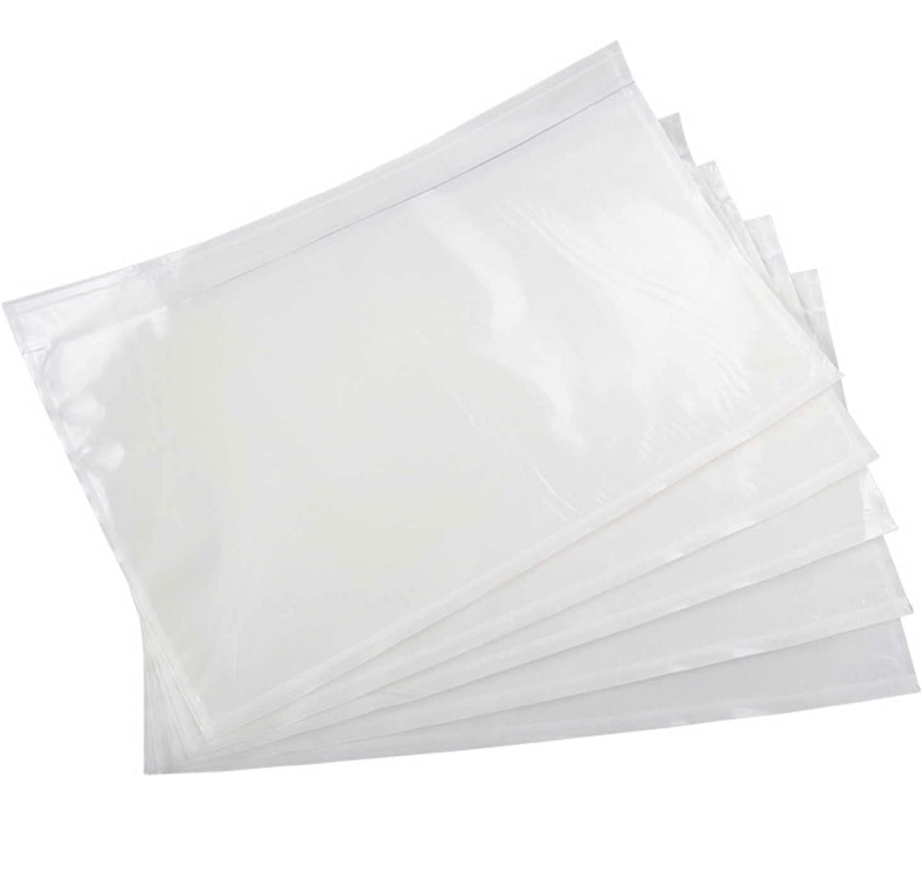 7.5x5.5 Clear Adhesive Label Pockets