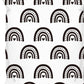 10x13 Black Rainbow