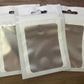 2.75x3.75” White Resealable Bags