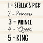 Faux Glitter 2.25x1.25” Thermal Stickers