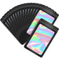 3x4 Black Holographic Resealable Bags