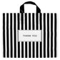 12x15 Striped Merch Bags