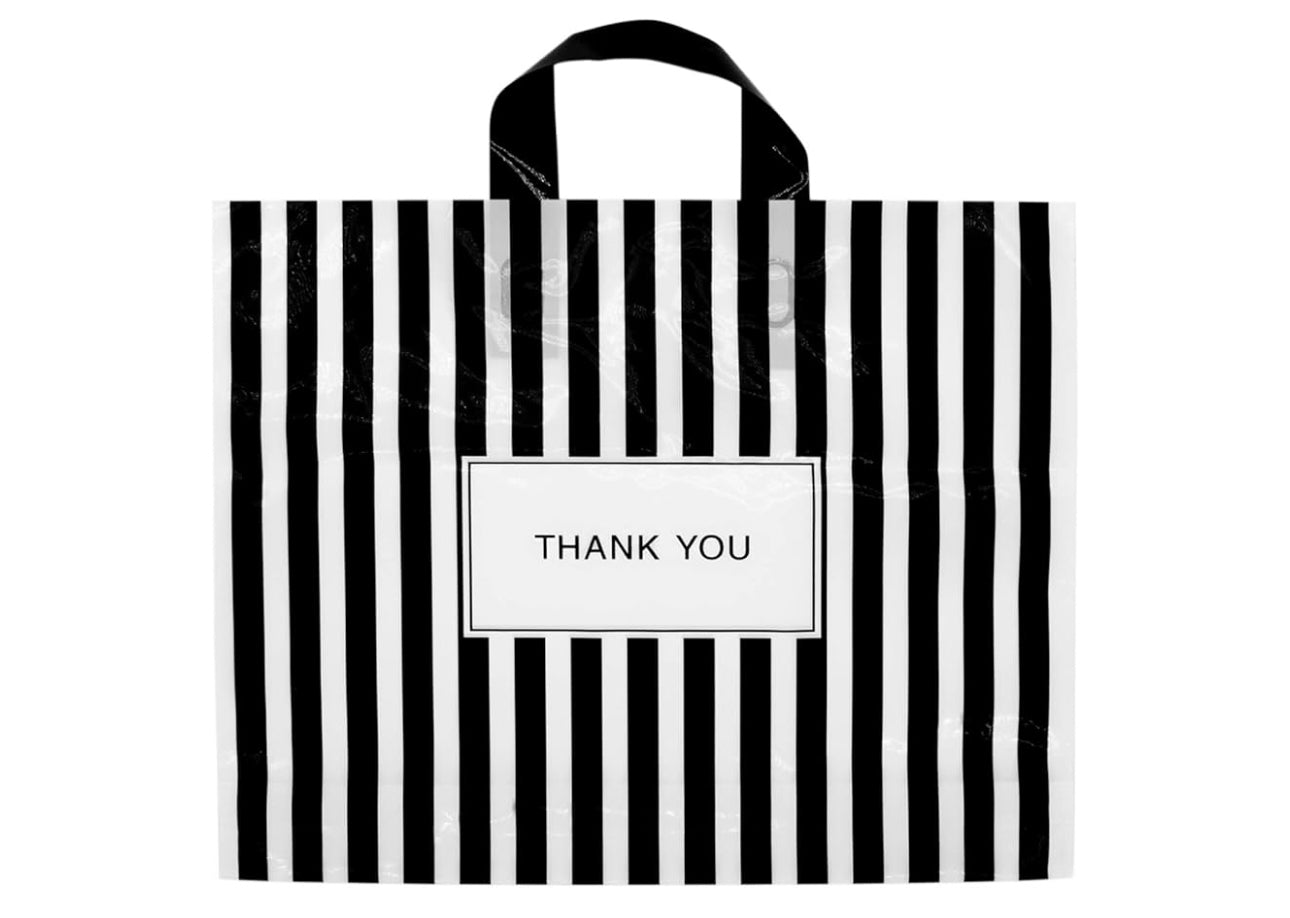 12x15 Striped Merch Bags