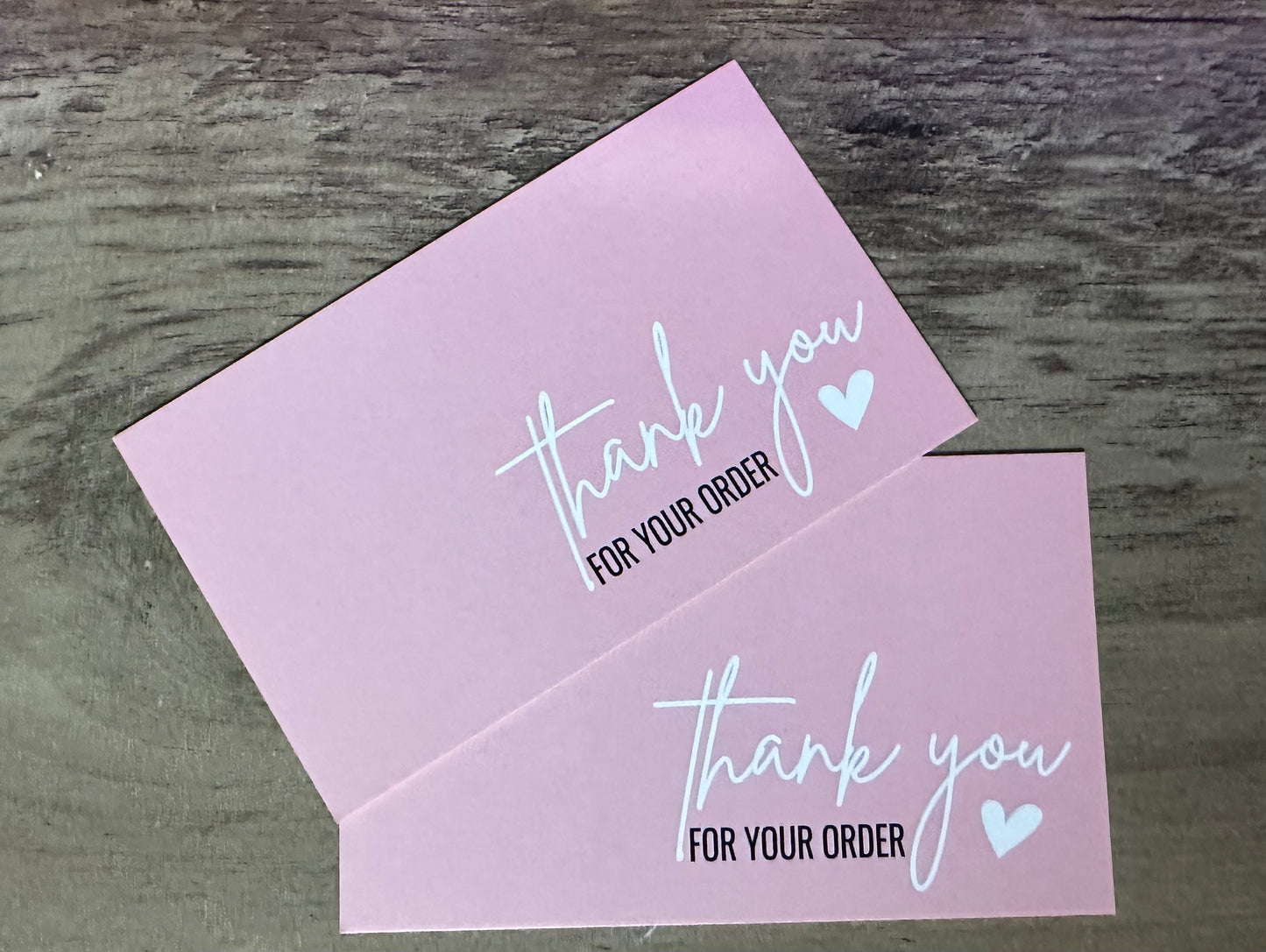 Pink TY Cards