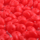 12mm Red Lentil Bead