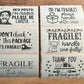 New Assorted Thermal Sticker