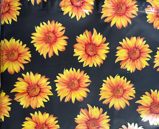 10x13 Black Sunflower