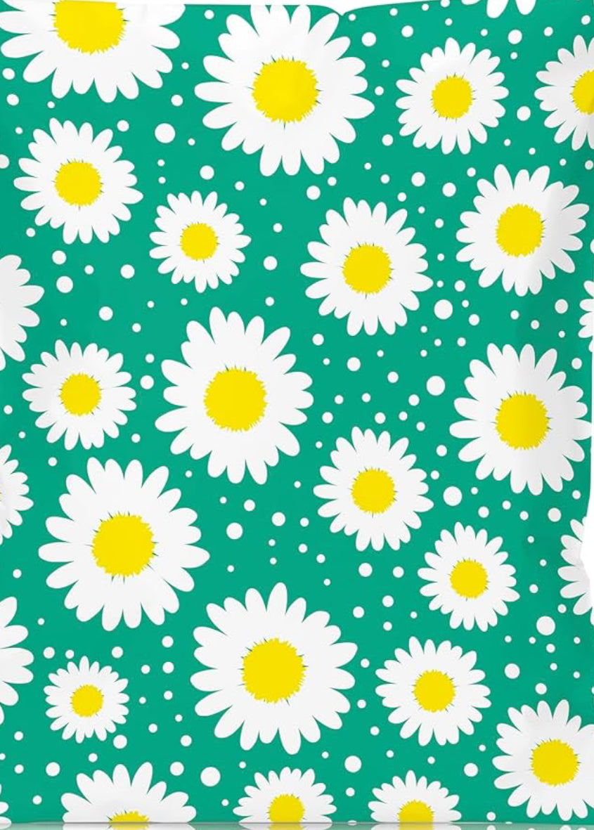 6x9 Seafoam Daisy