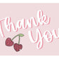 4x6 Disco Cherry TY Cards