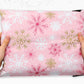10x13 Pink Snowflakes