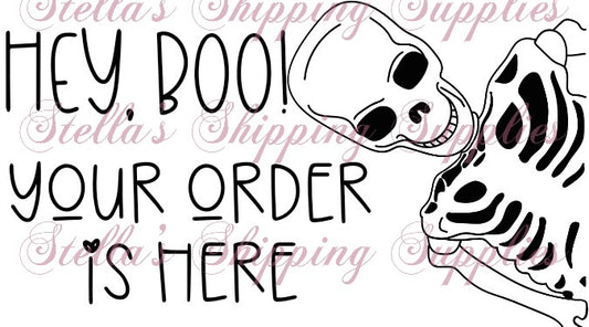 Hey Boo Thermal Stickers