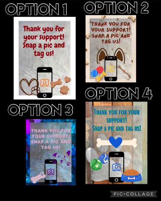 Dog Lover Themed Snap A Pic Cards