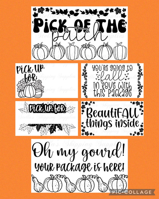 New Fall Thermal Stickers