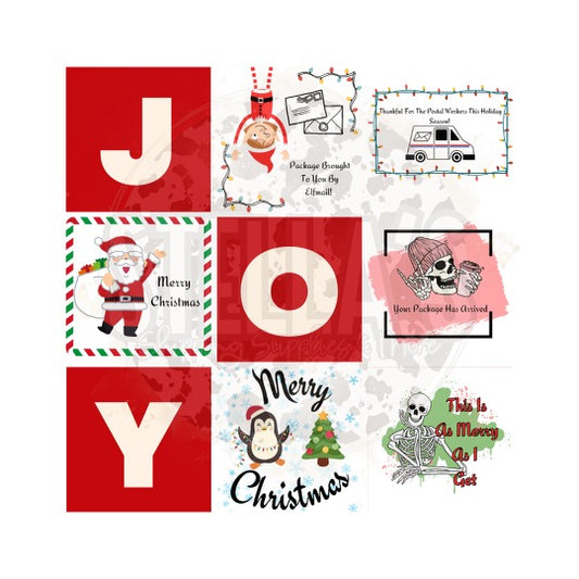 Assorted Christmas Sticker Sheet