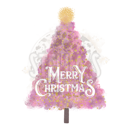 Pink Xmas Stickers