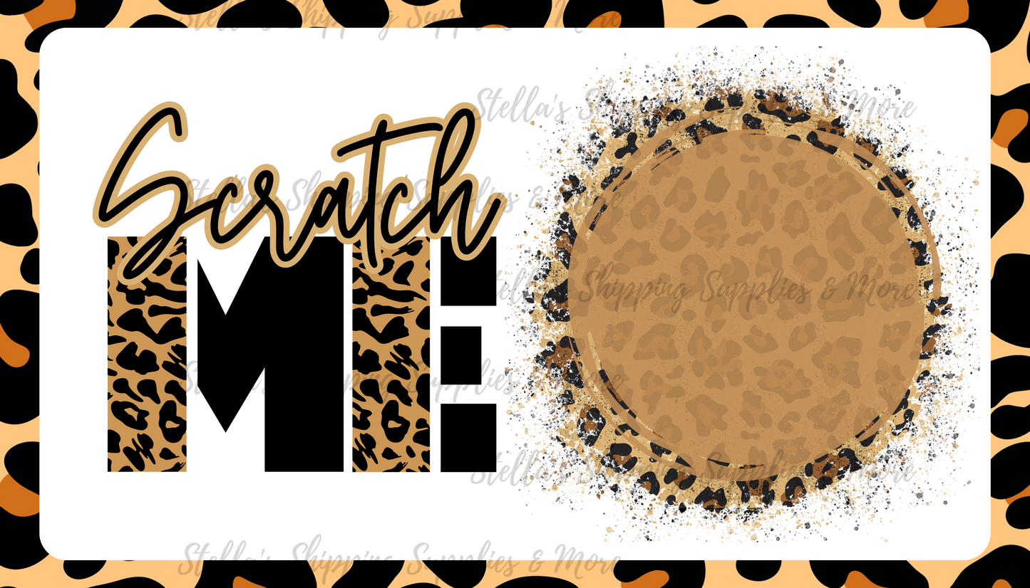 Leopard Scratch Off Card Set