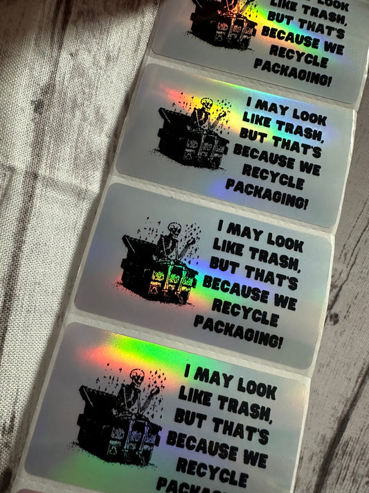 Recycled Packaging Thermal Stickers