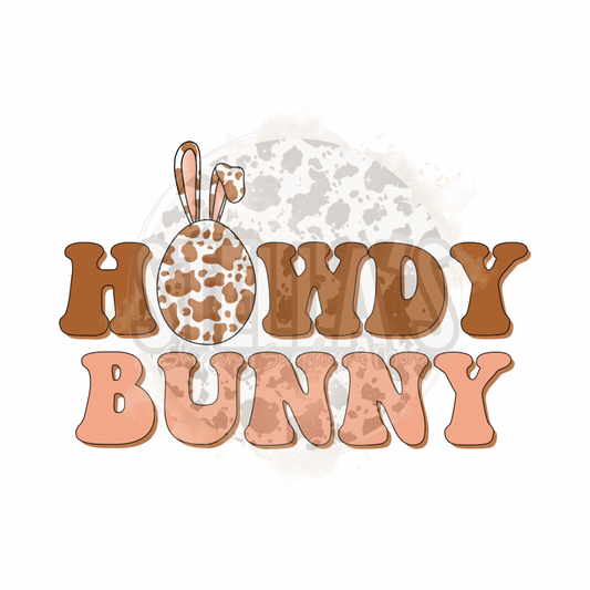 Howdy Bunny Stickers