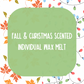 Fall & Christmas Scented Wax Melt