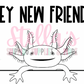 Axolotl Thermal Stickers