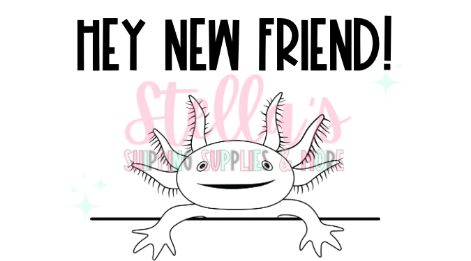 Axolotl Thermal Stickers