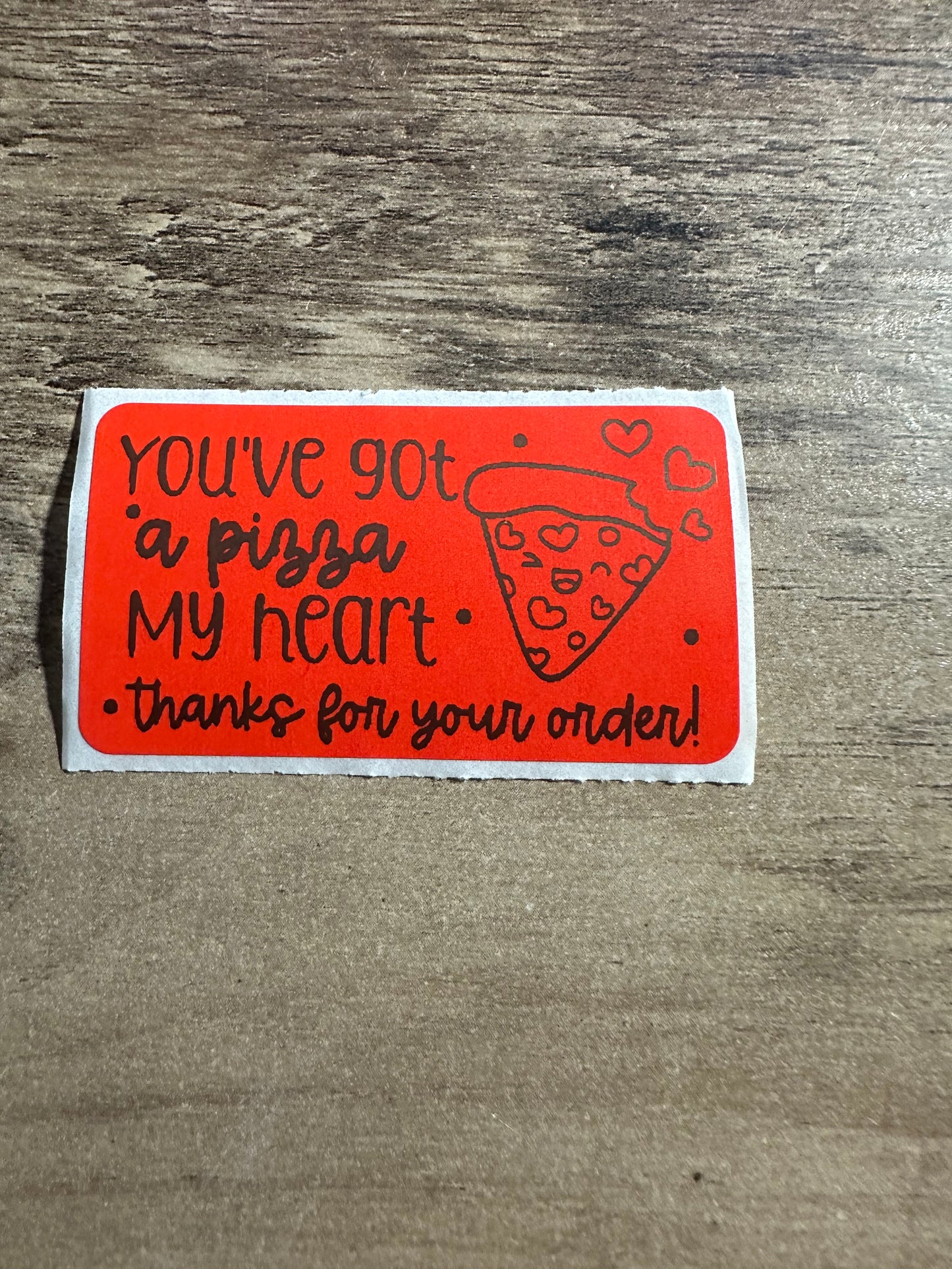 Pizza Thermal Stickers