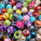 Small Acrylic Watercolor Beads