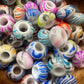 Acrylic Groovy Spacer Beads