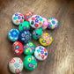 Floral Clay Beads