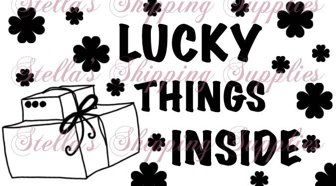 Lucky Things Inside Thermal Stickers