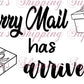 Merry Mail Thermal Stickers