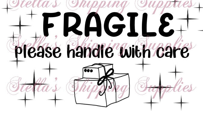 Fragile Thermal Stickers