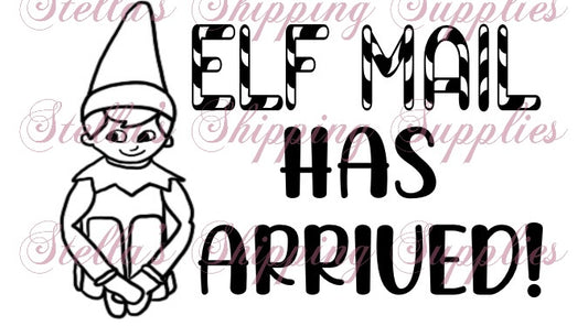 Elf Mail Thermal Stickers