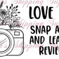 Leave A Review - Camera Thermal Stickers re