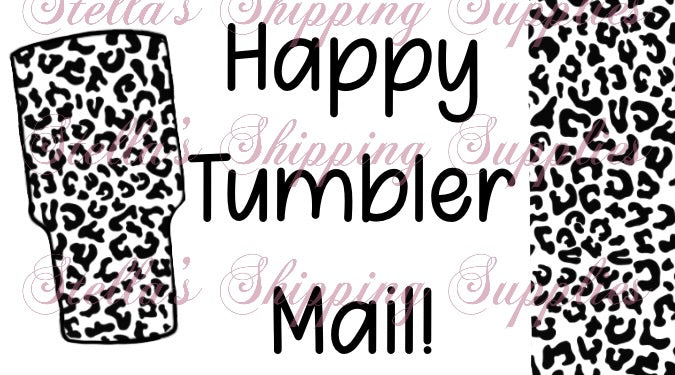 Tumbler Mail Thermal Stickers re mc