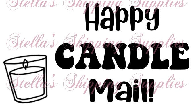 Candle Mail Thermal Stickers