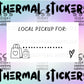 Local Thermal Stickers