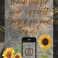 Dark Sunflower Snap A Pic Cards