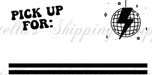 Disco Pickup Thermal Stickers