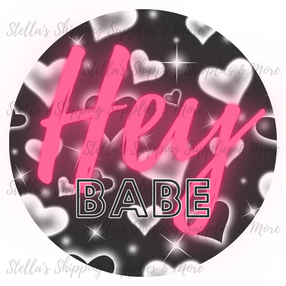 Hey Babe Stickers