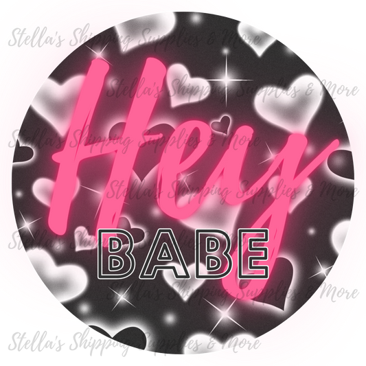 Hey Babe Stickers