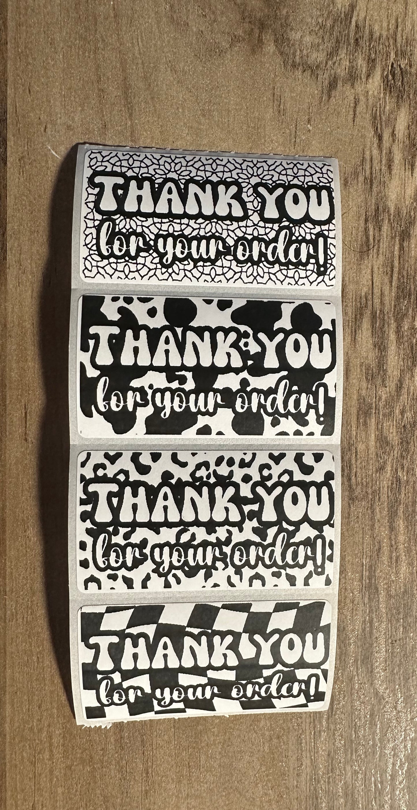 Cow TY Thermal Stickers