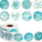 Teal TY Stickers