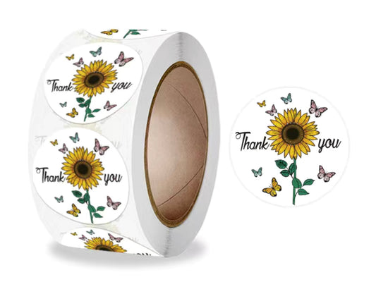 Sunflower TY Stickers