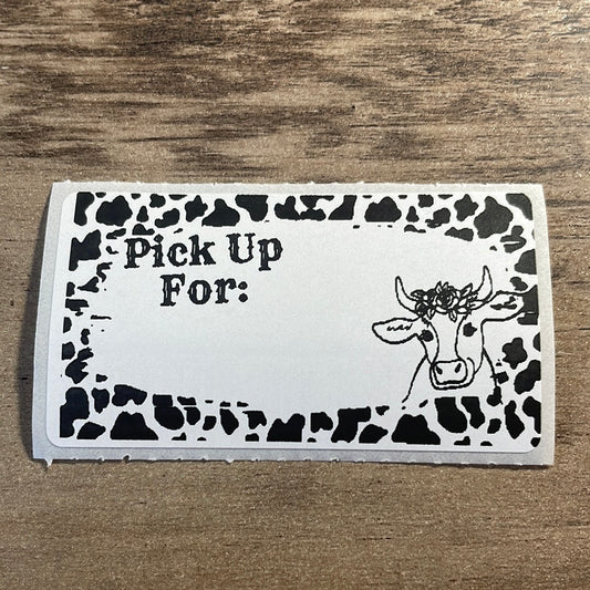 Baby Cow Local Pickup Thermal Stickers