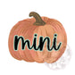 Pumpkin Mini Sub Print