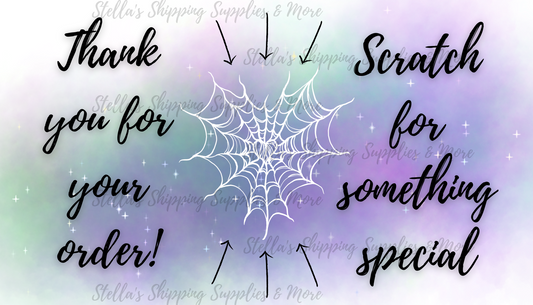 Spiderweb Scratch Off Card Set